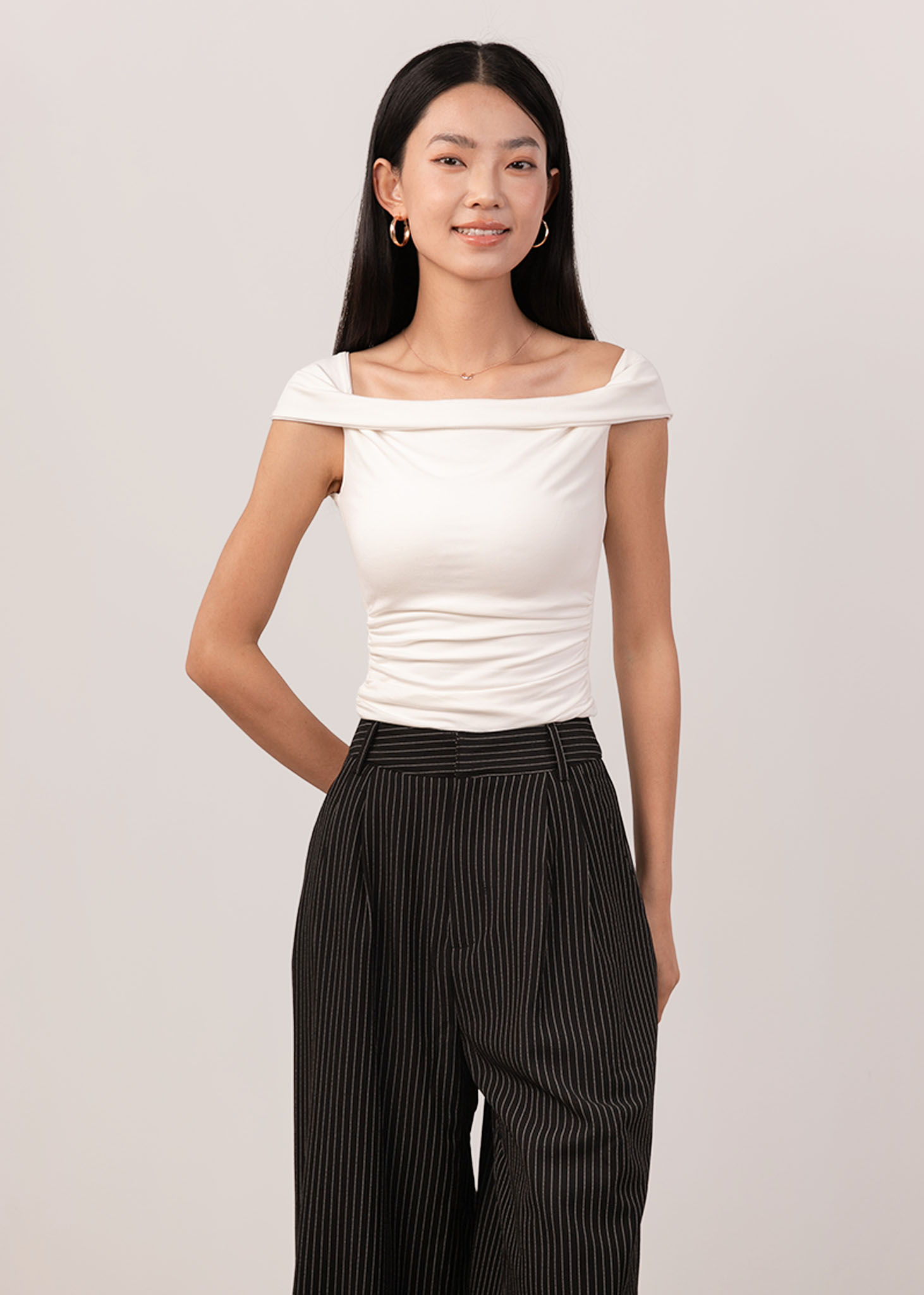 Stellar Twisted Top in White (RESTOCK)