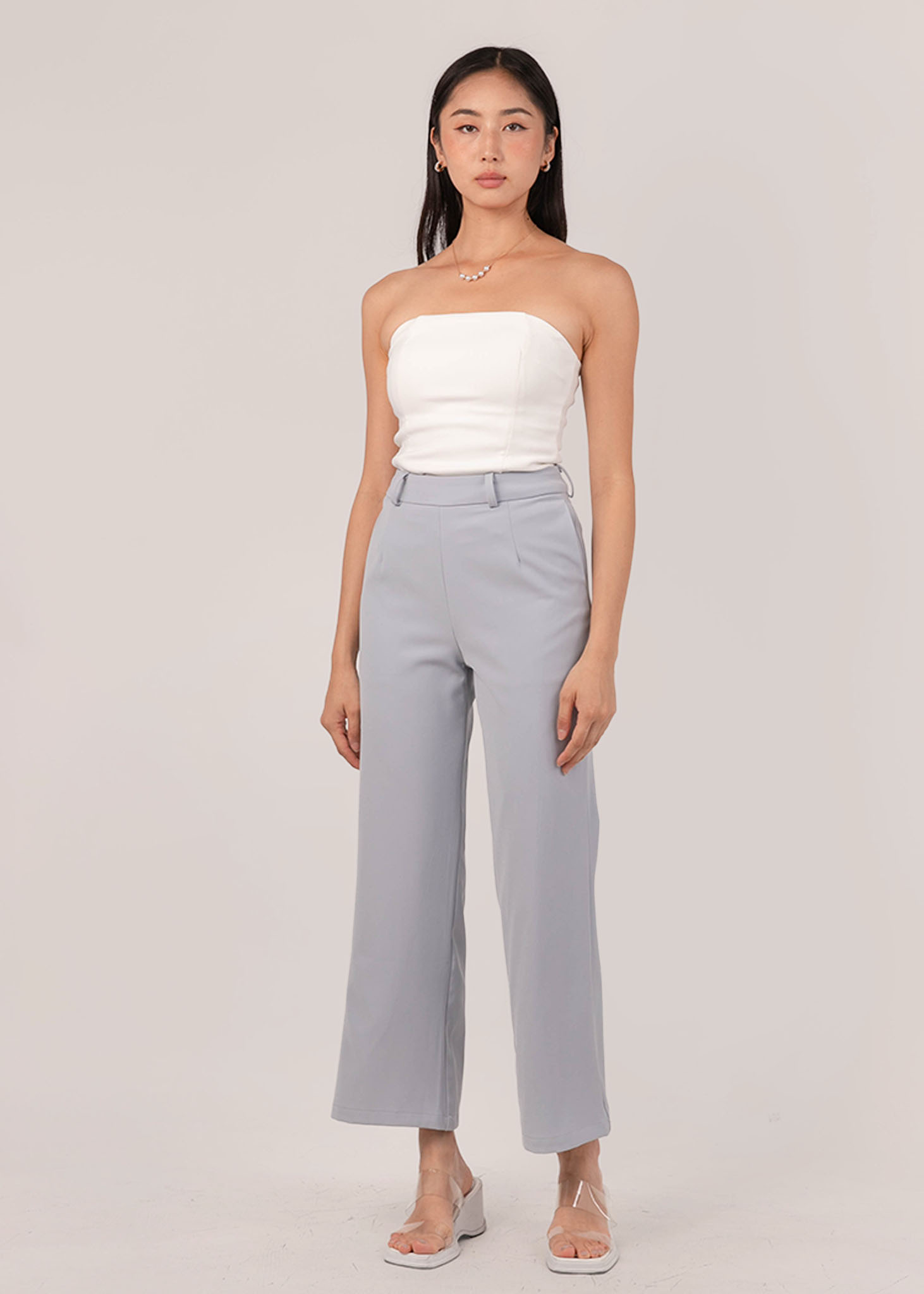 Refined Straight Cut Pants (Petite-Friendly) in Periwinkle