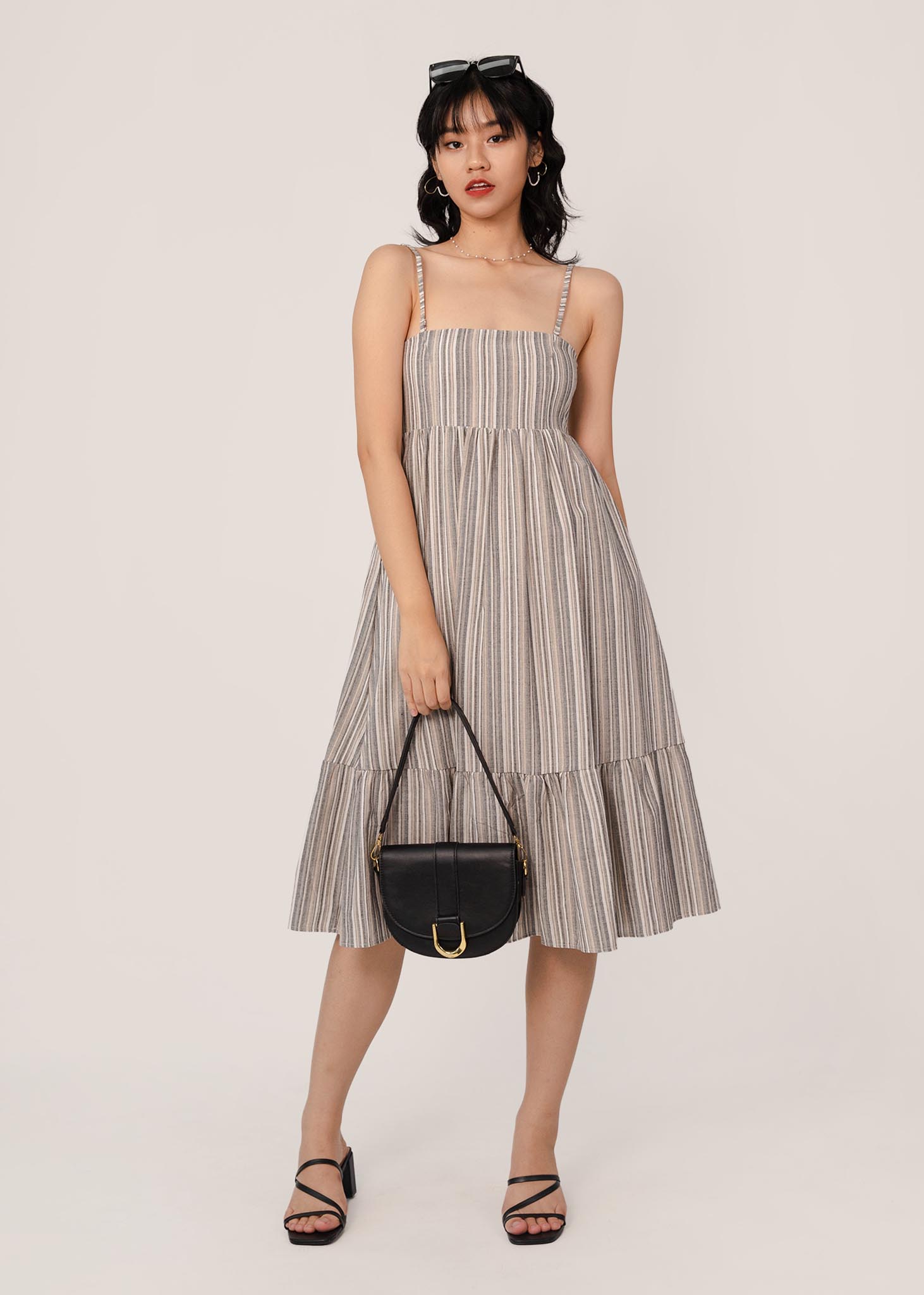 Striped work outlet dress