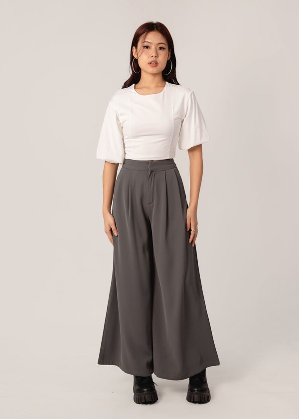 Sway By Wide Legged Pants in Graphite Grey