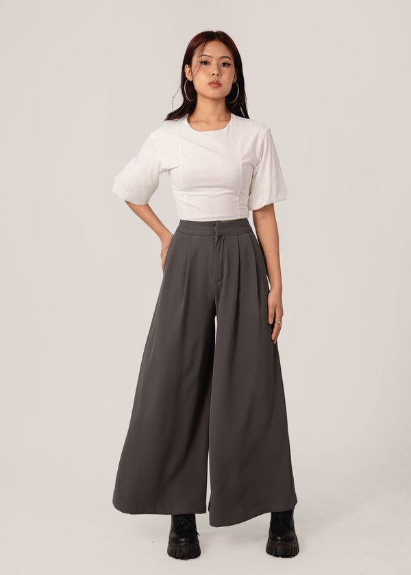Sway By Wide Legged Pants in Graphite Grey