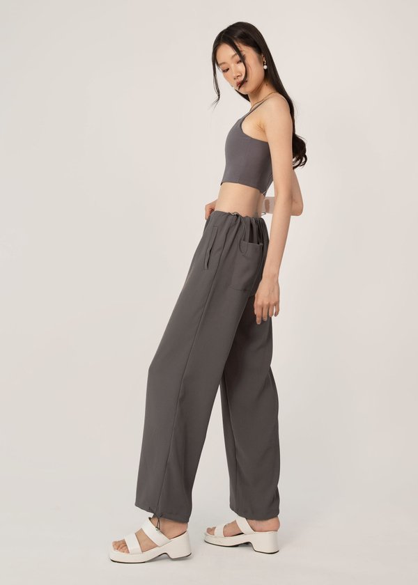 Outerspace Parachute Pants in Space Grey