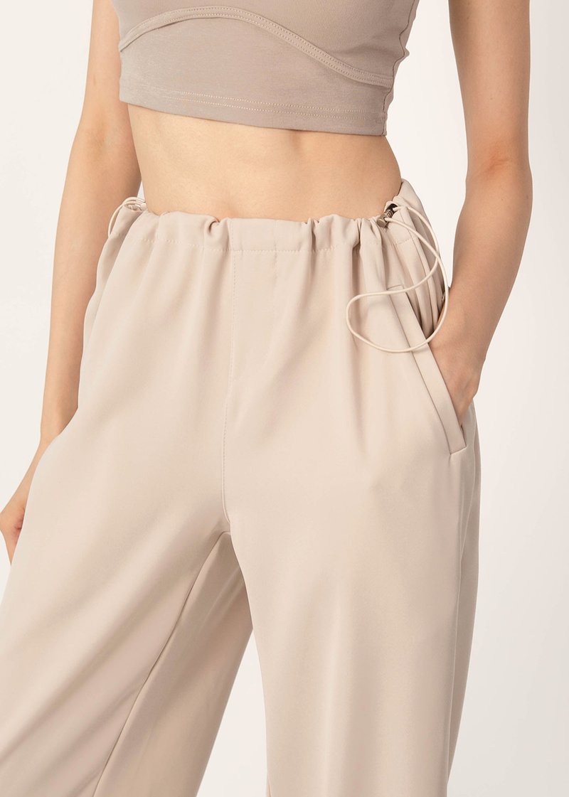 Outerspace Parachute Pants in Nude