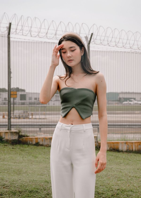 Not Your Usual Tube Top in Pear Green