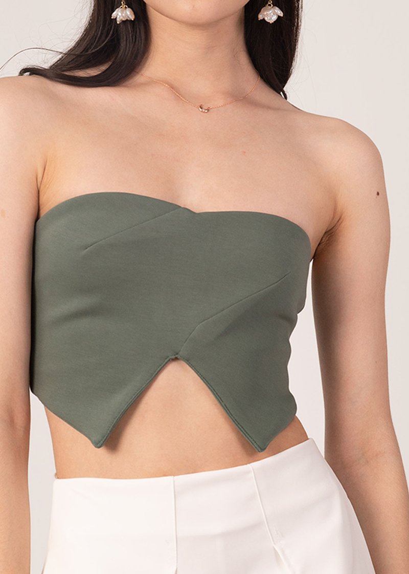 Not Your Usual Tube Top in Pear Green