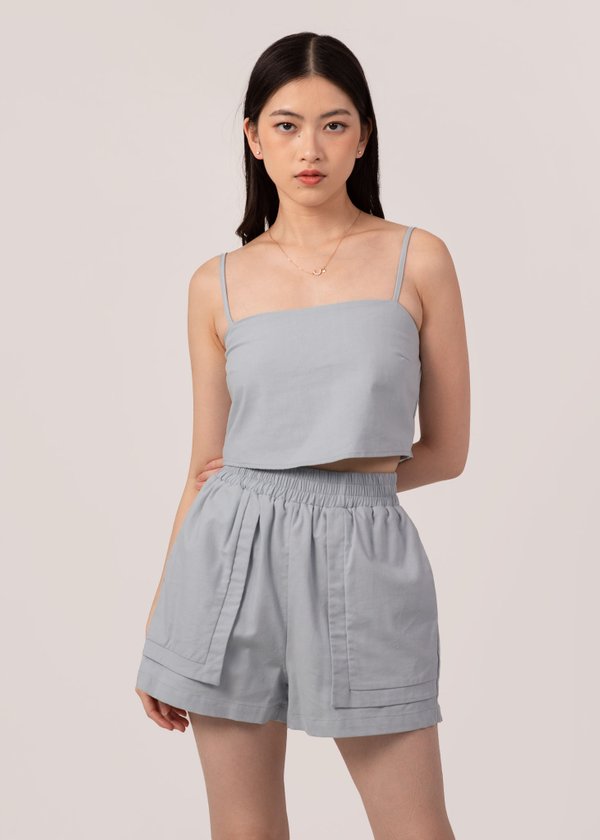 Lazy Days 2 Piece Top in Baby Blue