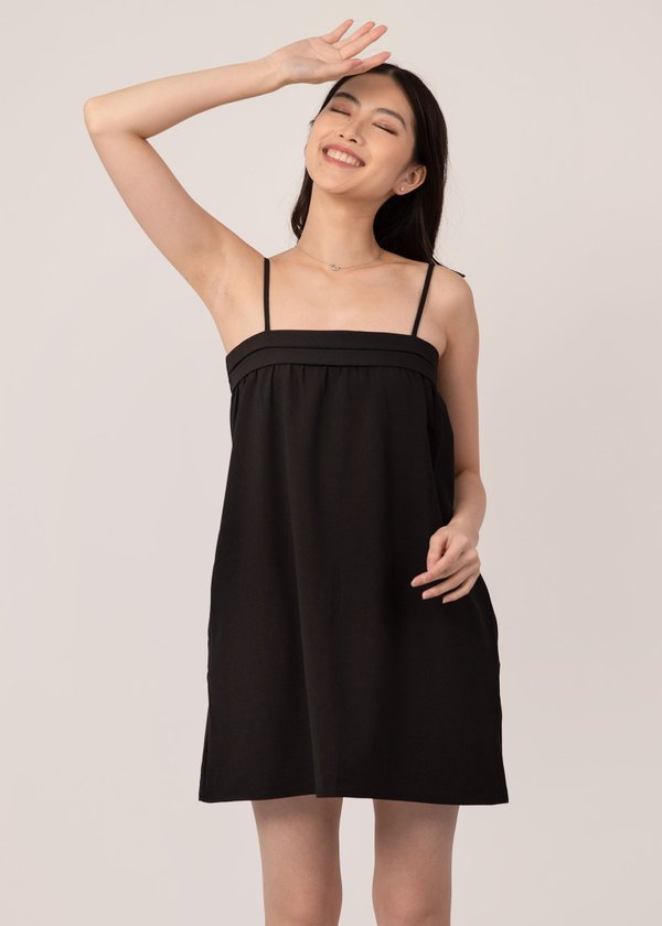 Anywhere With You Tent Dress in Black