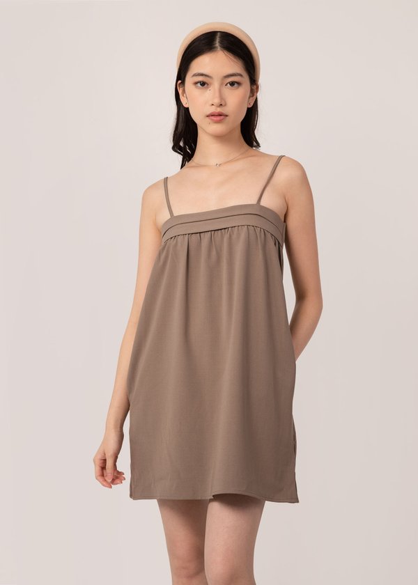 Anywhere With You Tent Dress in Rustic Brown