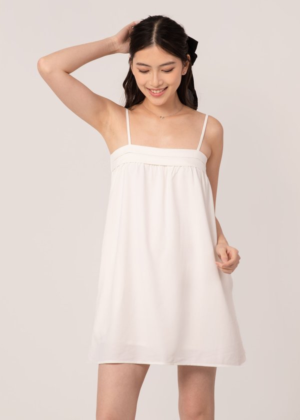 Anywhere With You Tent Dress in White