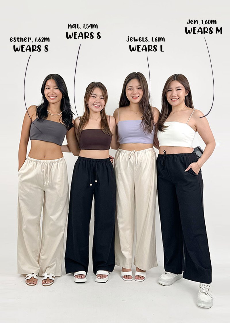 CHGBMOK Linen Pants Women Fashion Plus Size Casual Loose Fashion