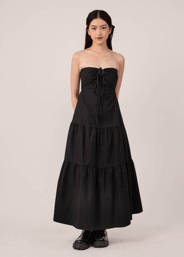 Meadow Maxi Dress in Black