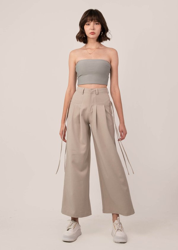 Wear with Style Wide Legged Pants in Taupe