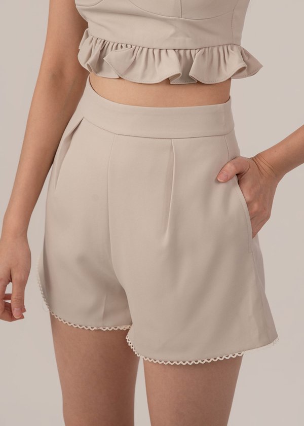 Lace Ensemble Shorts in Ivory