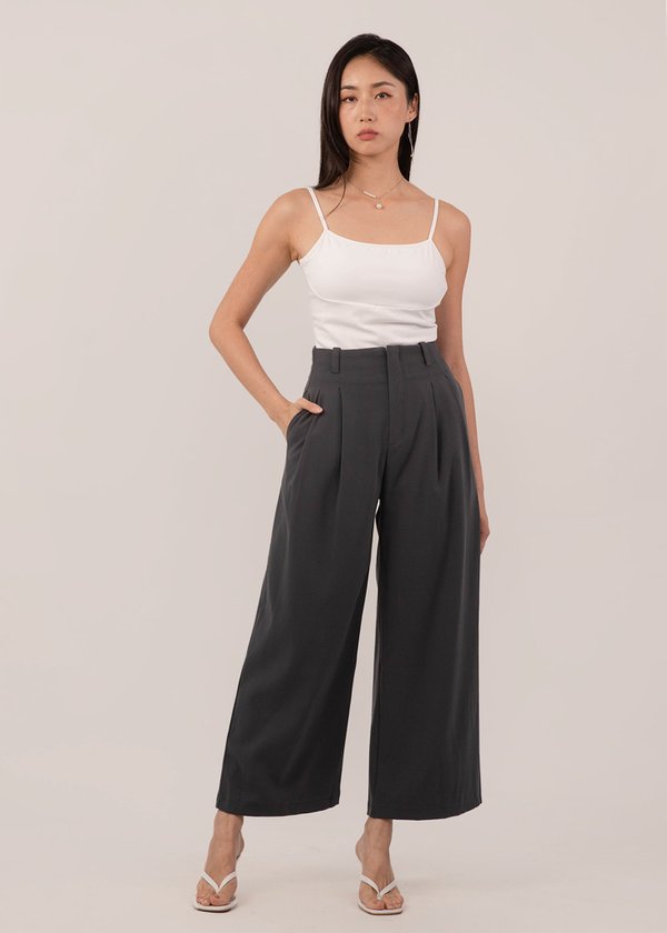 Level Up High-Waisted Pants in Graphite