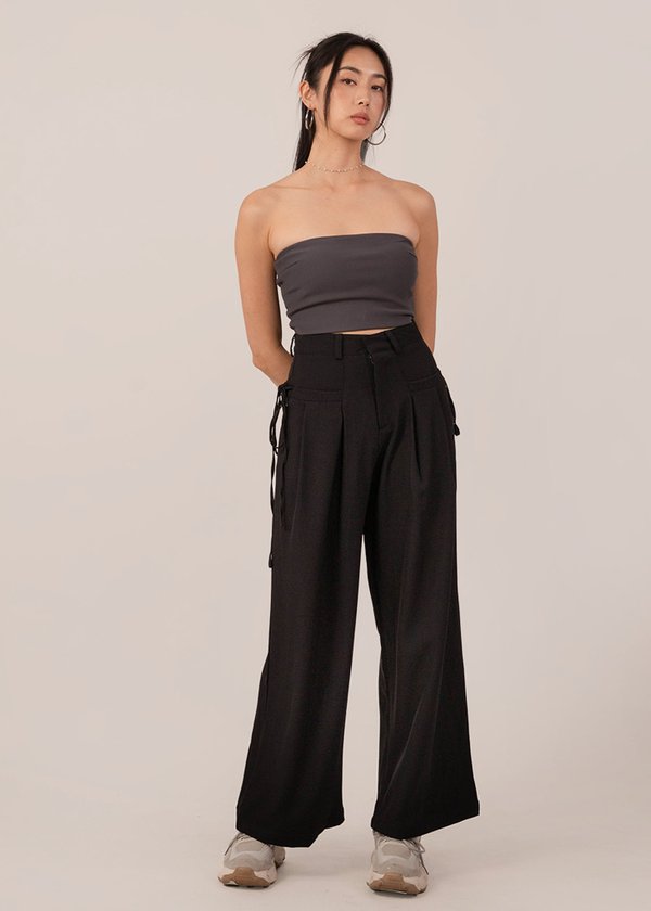 Wear with Style Wide Legged Pants in Black