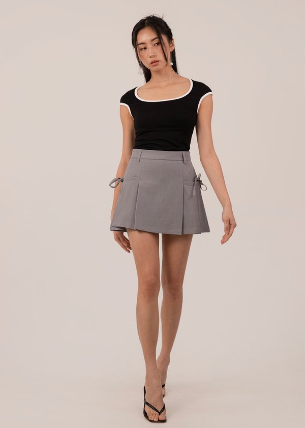 Wear with Style Skorts in Dove Grey