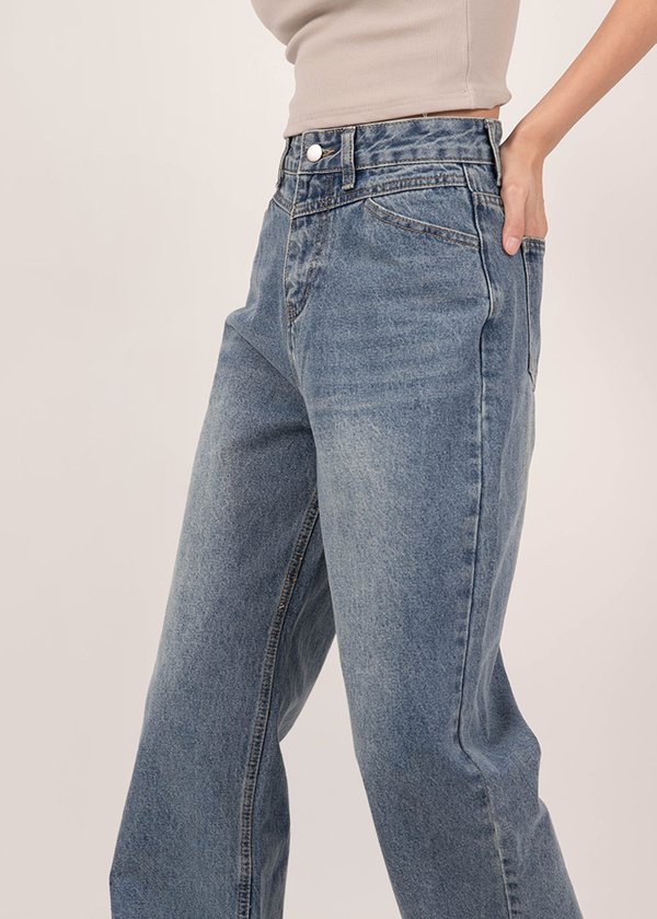 Society Denim Jeans in Mid Wash