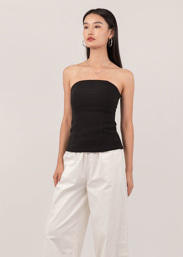 Streamline 2 Way Top in Black