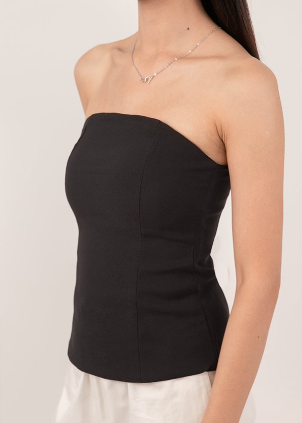 Streamline 2 Way Top in Black