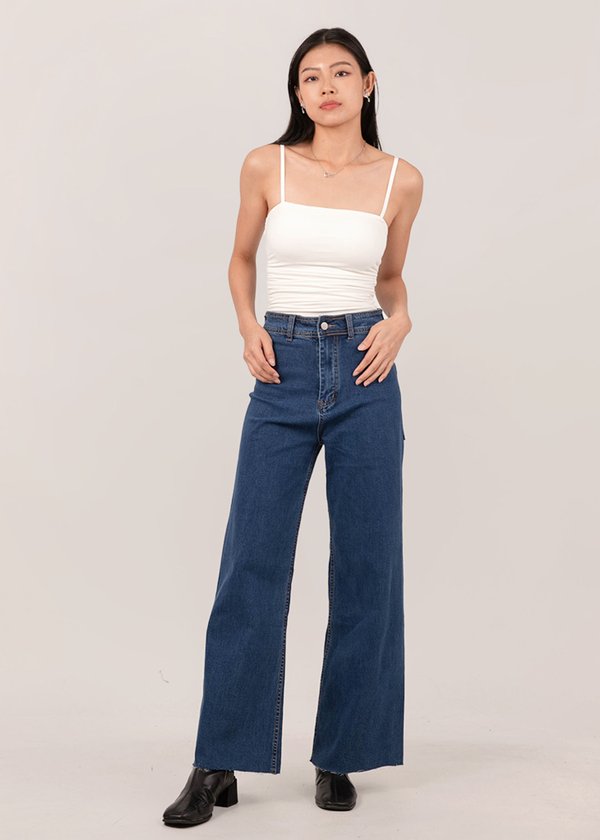 Heightened Highwaisted Jeans in Dark Demin