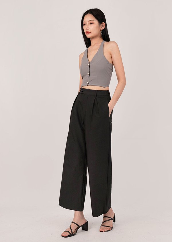 Show it off Straight Cut Pants in Black