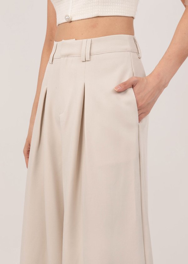 Freeform Wide Legged Trousers in Ecru