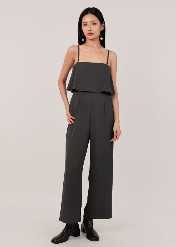 Keepsake Jumpsuit V2 in Dark Grey