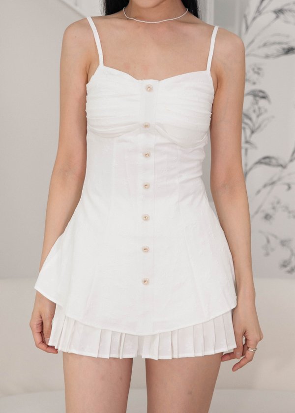 Frosty Eyelet Top in White