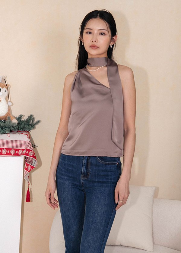 Twinkle Toga Top in Mauve Taupe