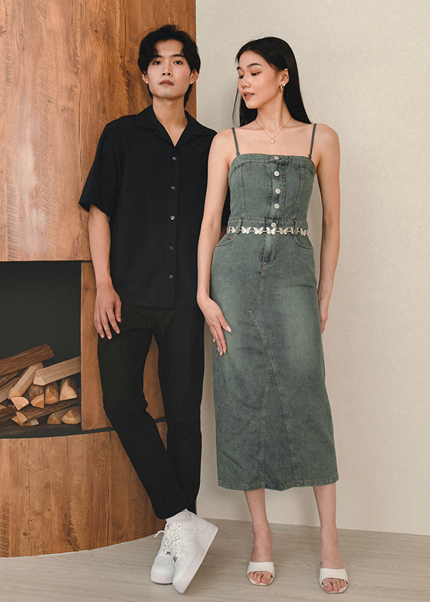 Harper Shirtdress, Jet Denim