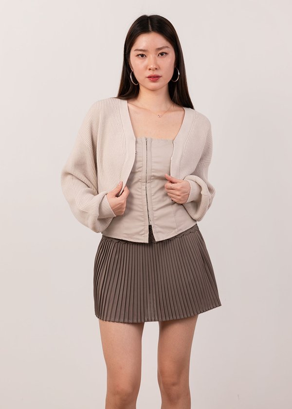 Snuggle It Up Cardigan in Light Ash Grey