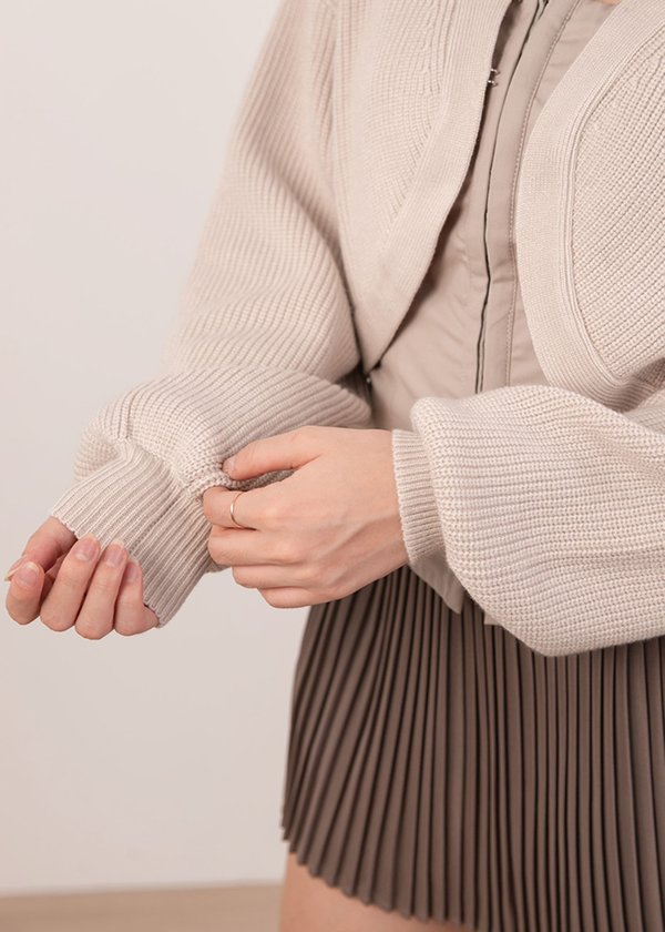 Snuggle It Up Cardigan in Light Ash Grey