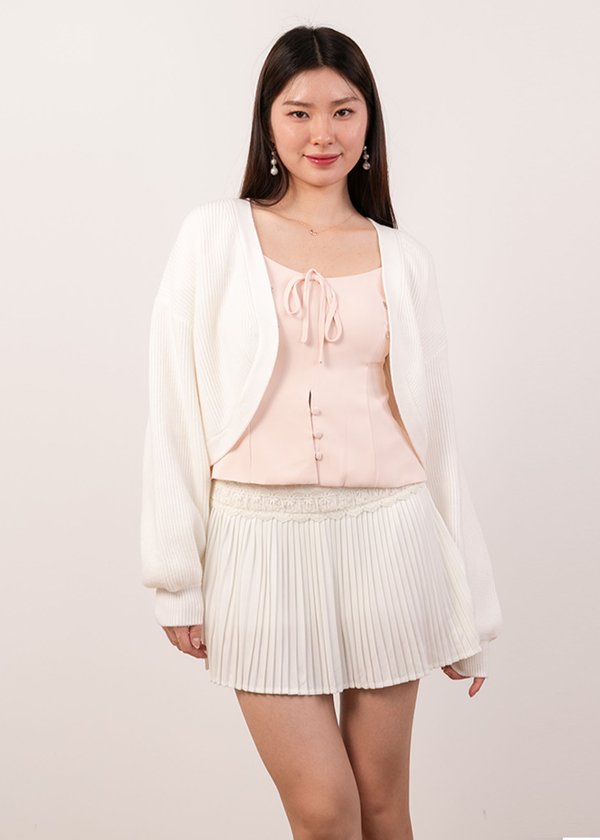 Snuggle It Up Cardigan in White