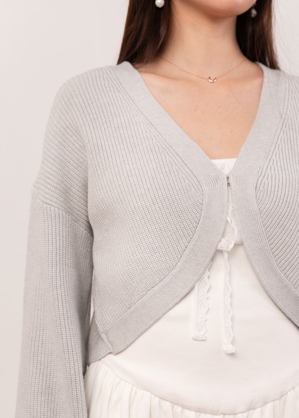 Snuggle It Up Cardigan in Ice Blue