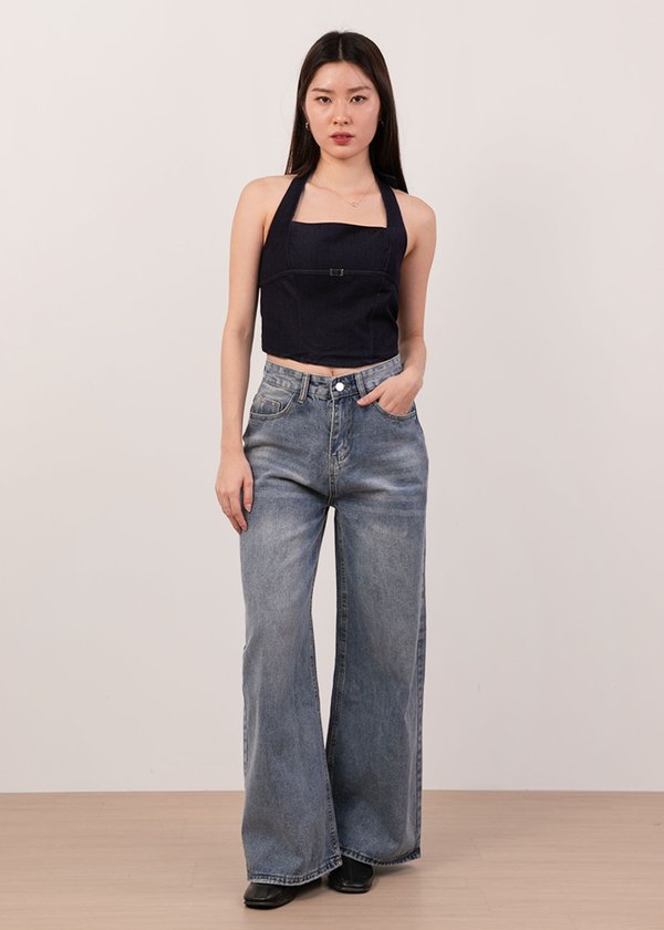 Legacy Wide Leg Jeans in Mid Wash