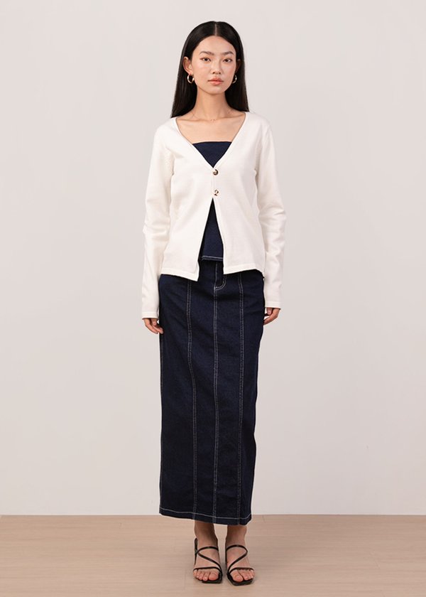 Softform Cardigan in White