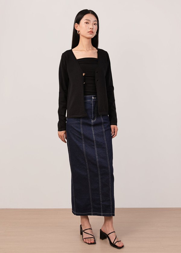 Softform Cardigan in Black
