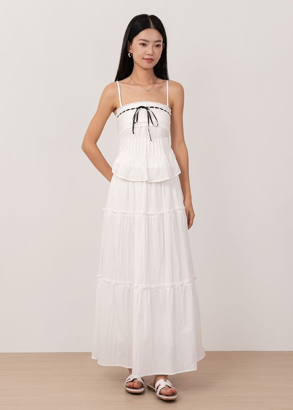 Sugarplum Lace Top in White