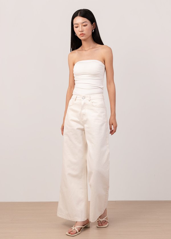 The Edit Denim Jeans in Ecru