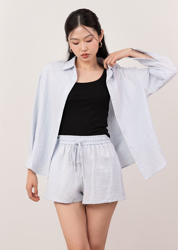 Terra 2 Piece Shorts in Soft Blue