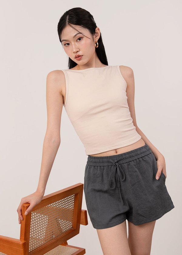 Lumi Reversible 2 Way Tank Top in Nude