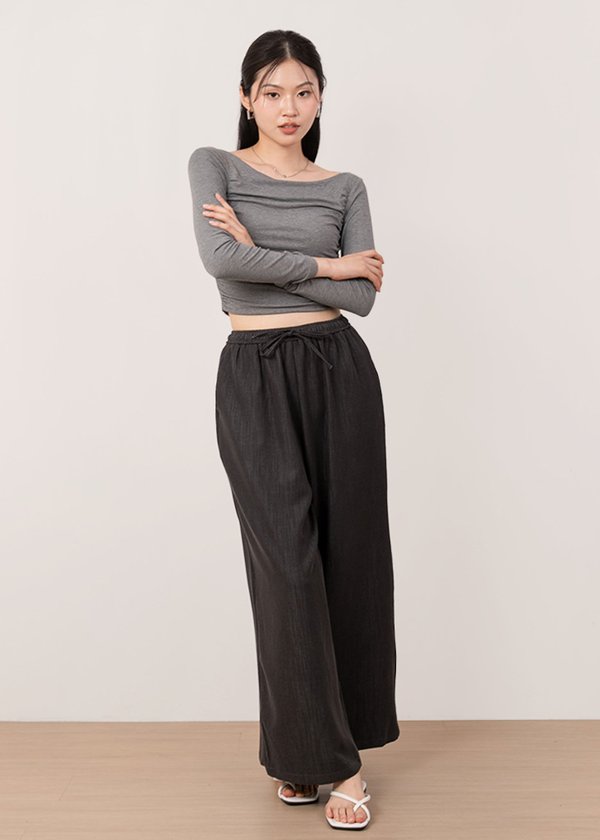 Lounge In Comfort Jogger Pants in Charcoal Grey