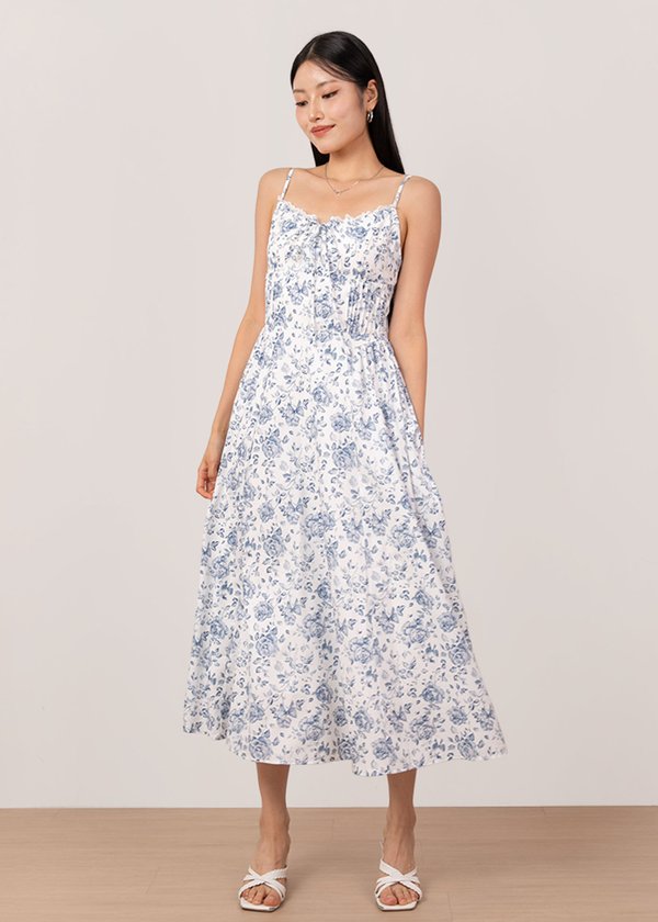 Rosehill Maxi Dress in Venice Blue Florals