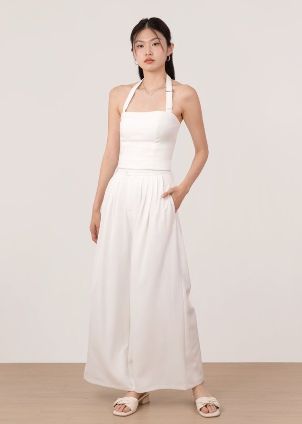 Avenue Wide Leg Pants in White