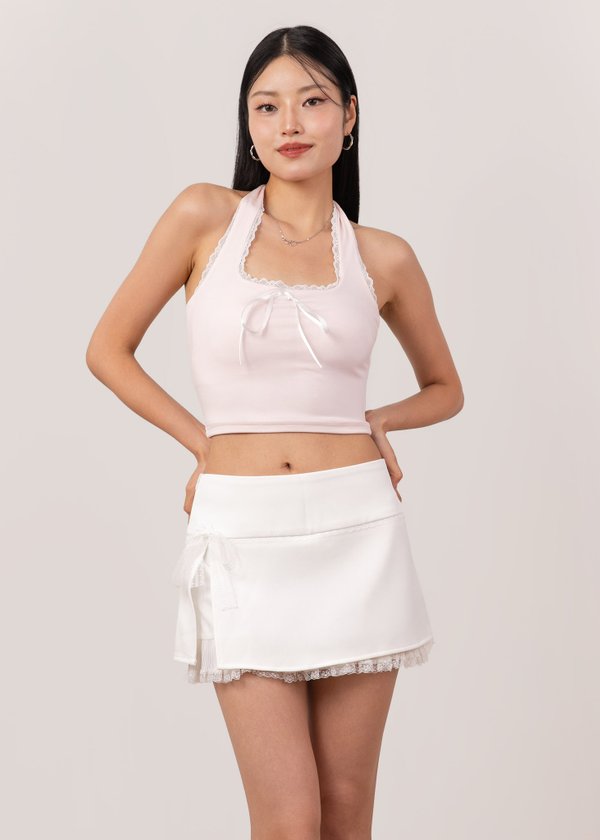 Fairy Dust Lace Skorts in White