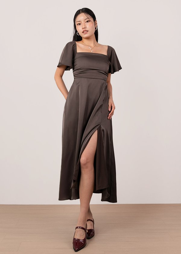 Celestine Flutter Maxi Dress in Copper Celestine Flutter Maxi Dress in Copper