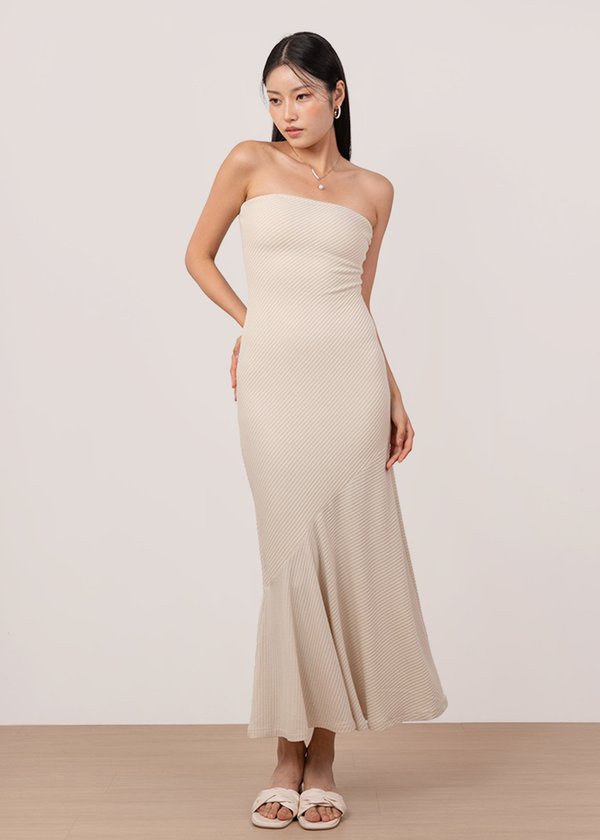 Valentina Crepe Maxi Dress in Cream Valentina Crepe Maxi Dress in Cream