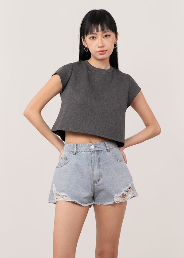 (WHS EXCLUSIVE) The Tencel Tee in Dove Grey