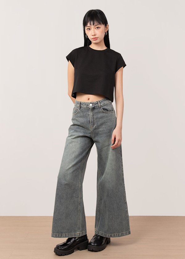 (WHS EXCLUSIVE) The Tencel Tee in Black