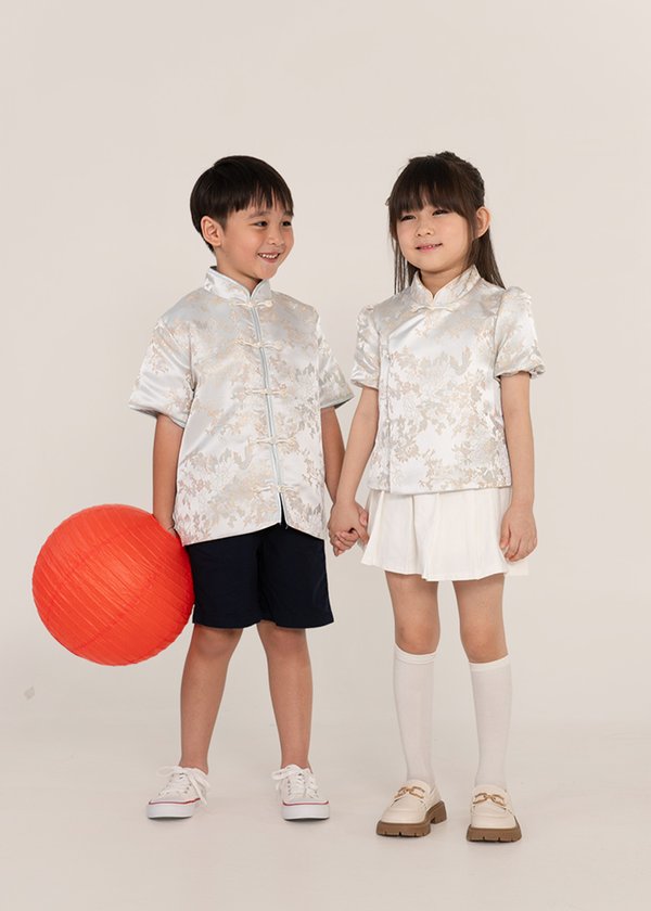 (BABYBOY) Lunar Frost Oriental Top in Blue